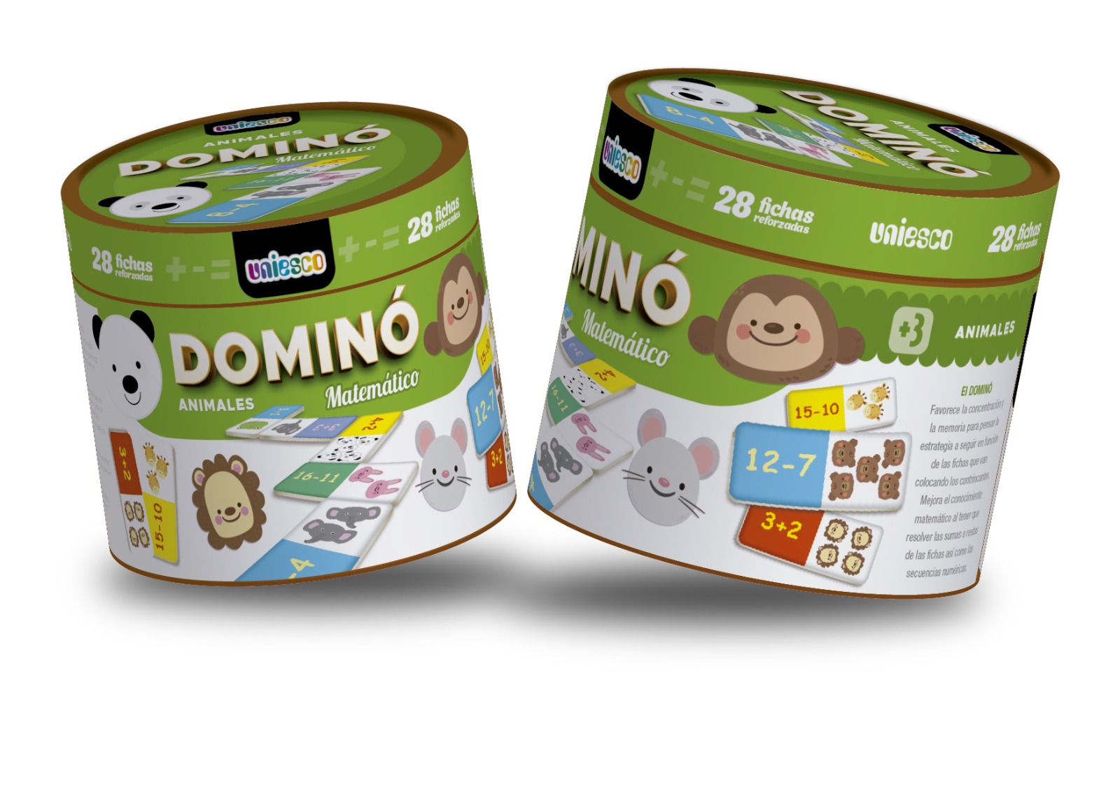 Dominó Animal 28 Fichas – Uniesco