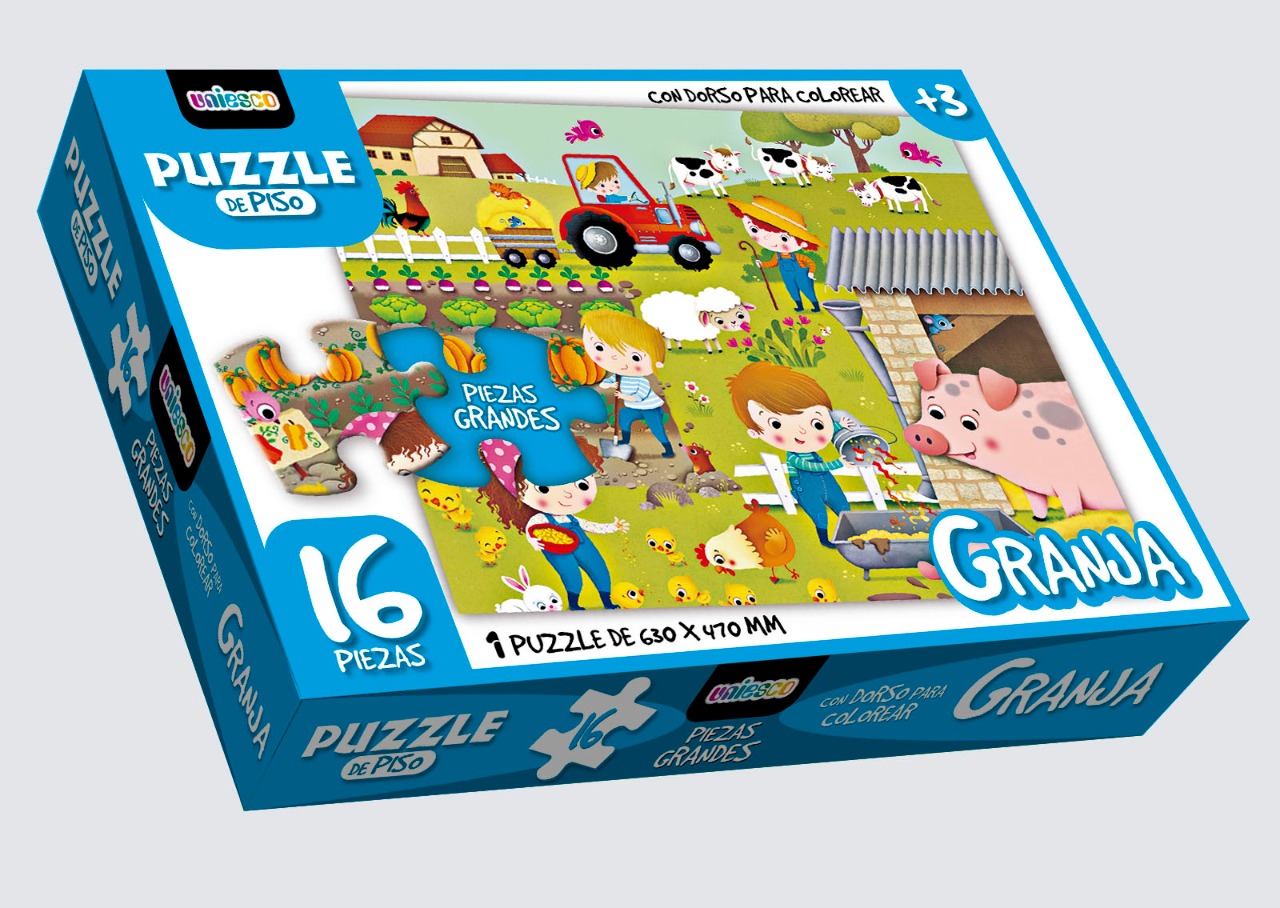 Rompecabezas Granja 16 Piezas – Uniesco