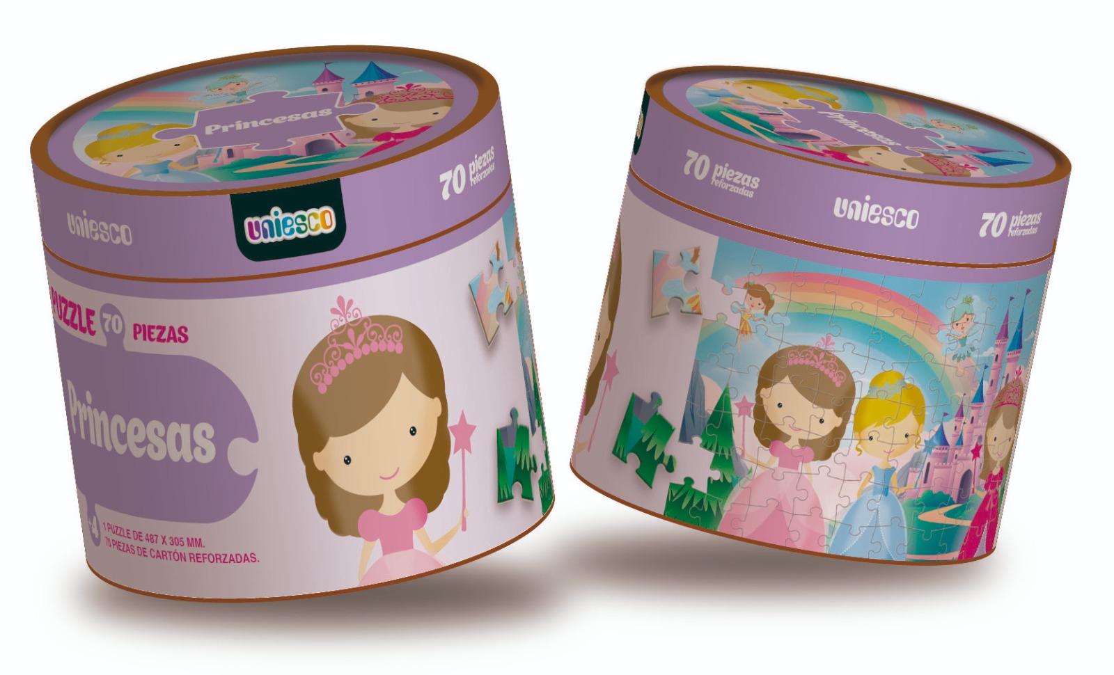Rompecabezas Princesas 70 Piezas – Uniesco